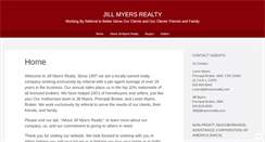 Desktop Screenshot of jillmyersrealty.com